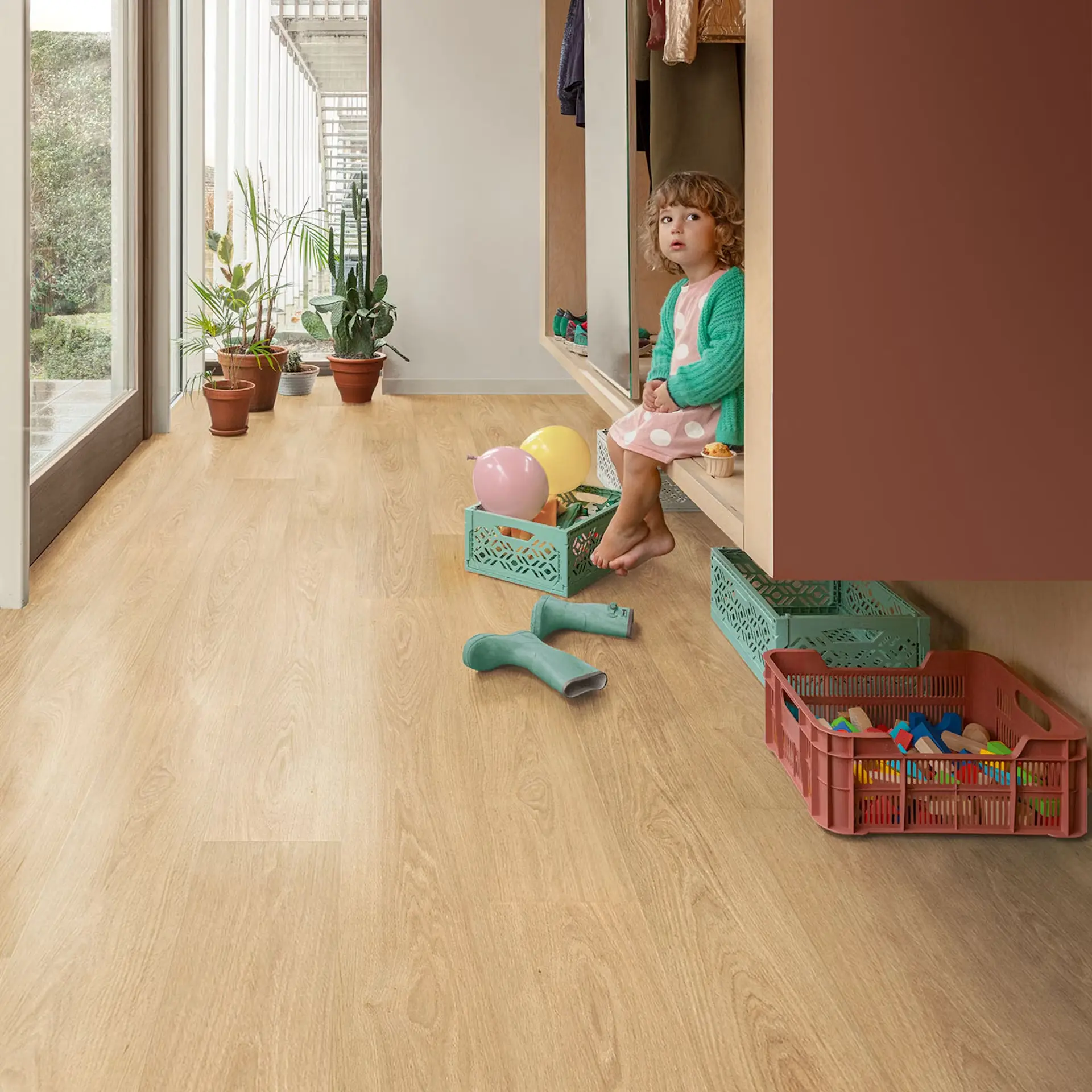 Floorify Lange Plank Paris Tan FG001 Plak PVC