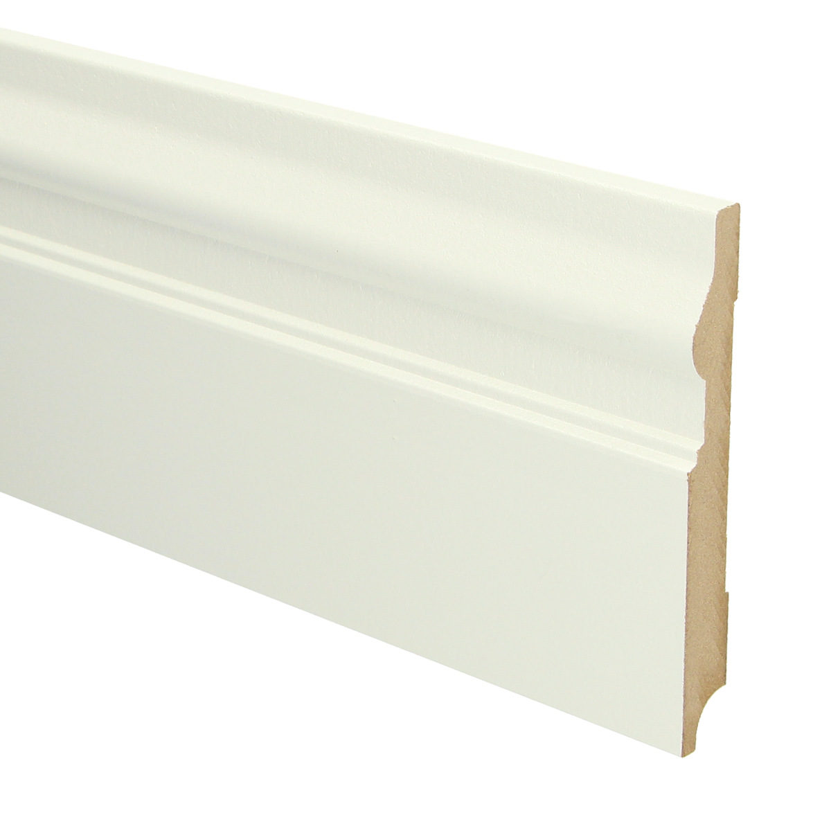 MDF Renaissance Plint 190x18 RAL 9010 Zuiver Wit 16069