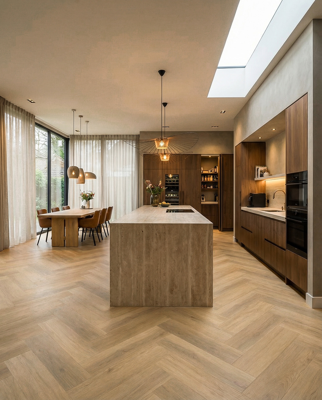 Verdieping, Interieurontwerp, Vloeren, Hout, Hardhout