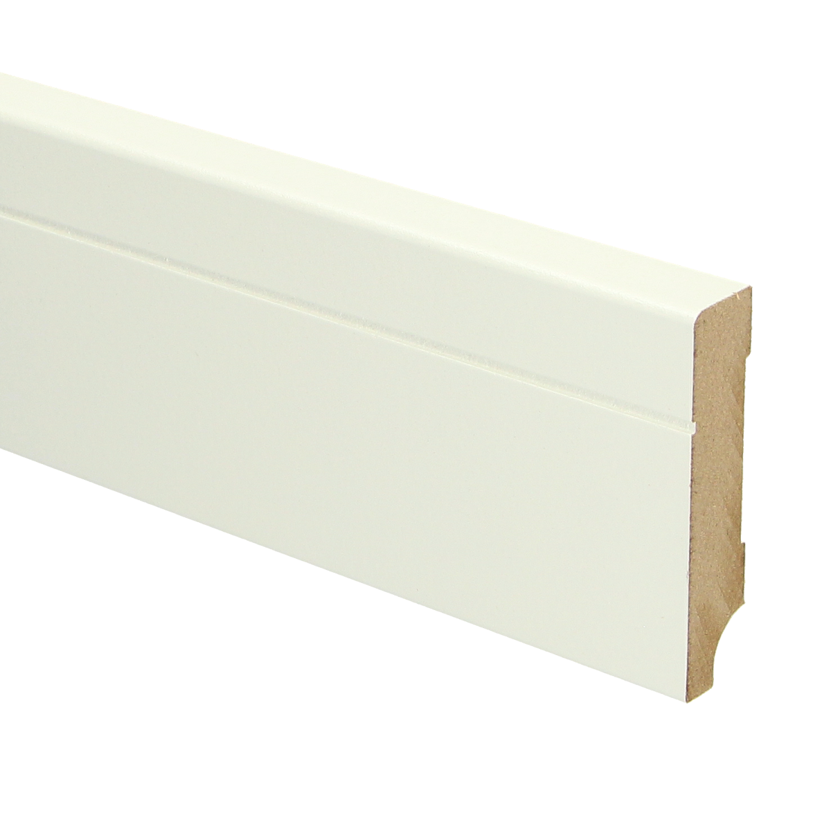 MDF Tijdloze Plint 70x15 RAL 9010 Zuiver Wit 16089