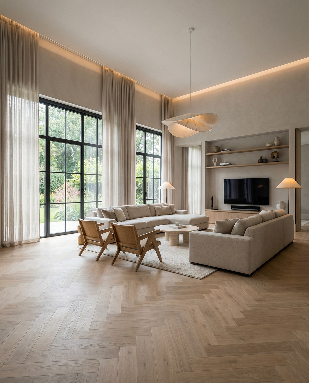 Interieurontwerp, Verdieping, Vloeren, Woondecoratie, Woonkamer