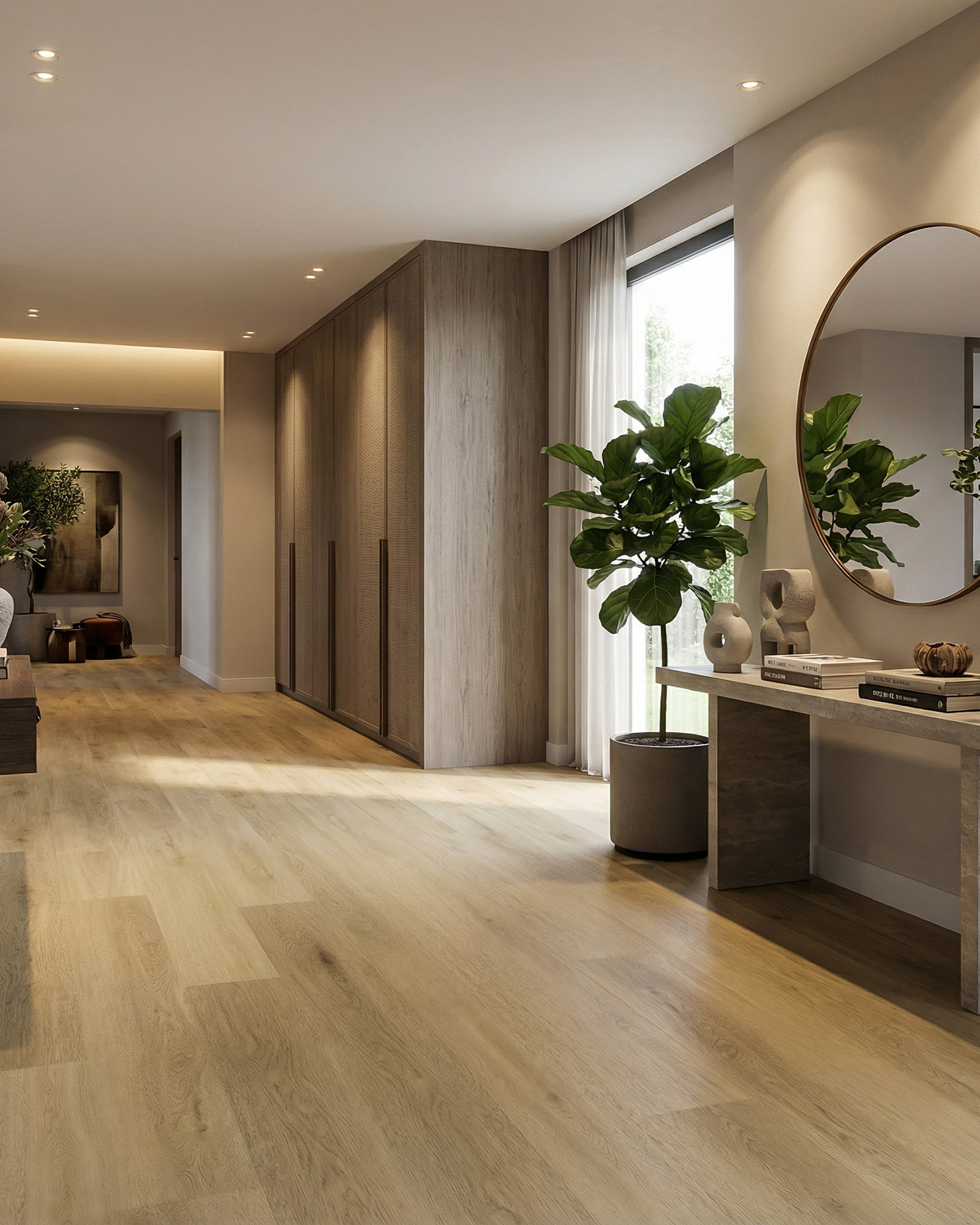 Verdieping, Vloeren, Interieurontwerp, Hout, Plant