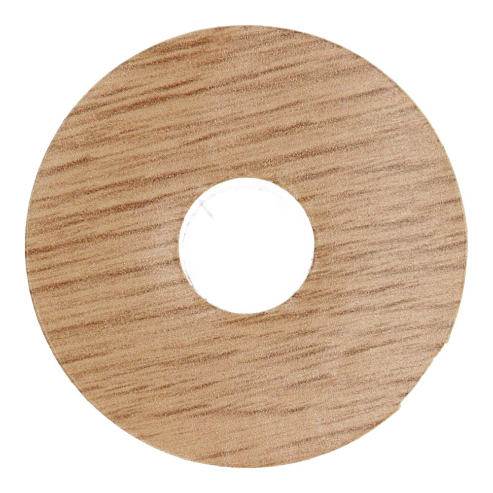 Rozet 17mm Eiken Naturel (10 st.) 24052