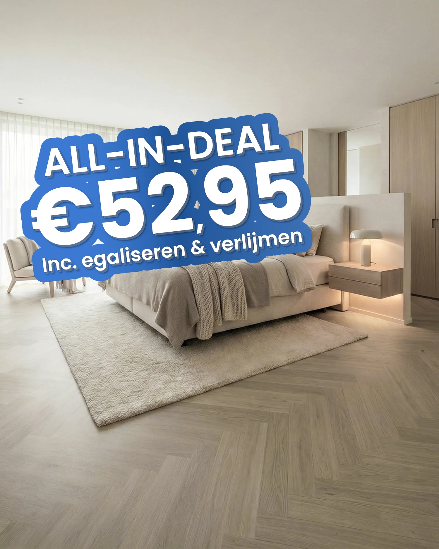 Luxury Floors Visgraat XL Bunbury Oak 4162HE Plak PVC