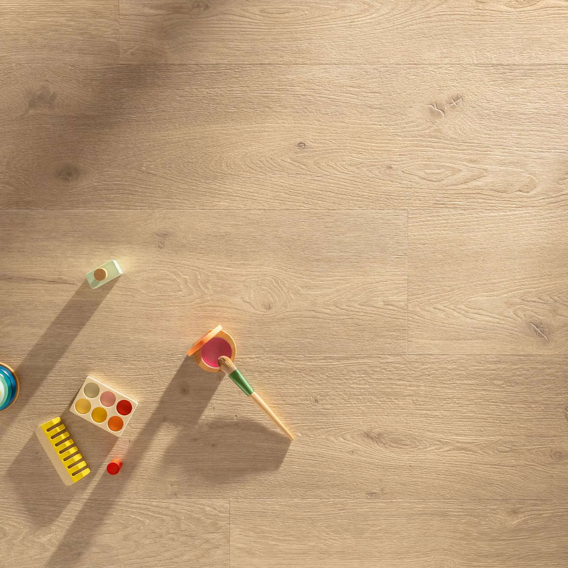 Floorify Lange Plank Latte FG034 Plak PVC