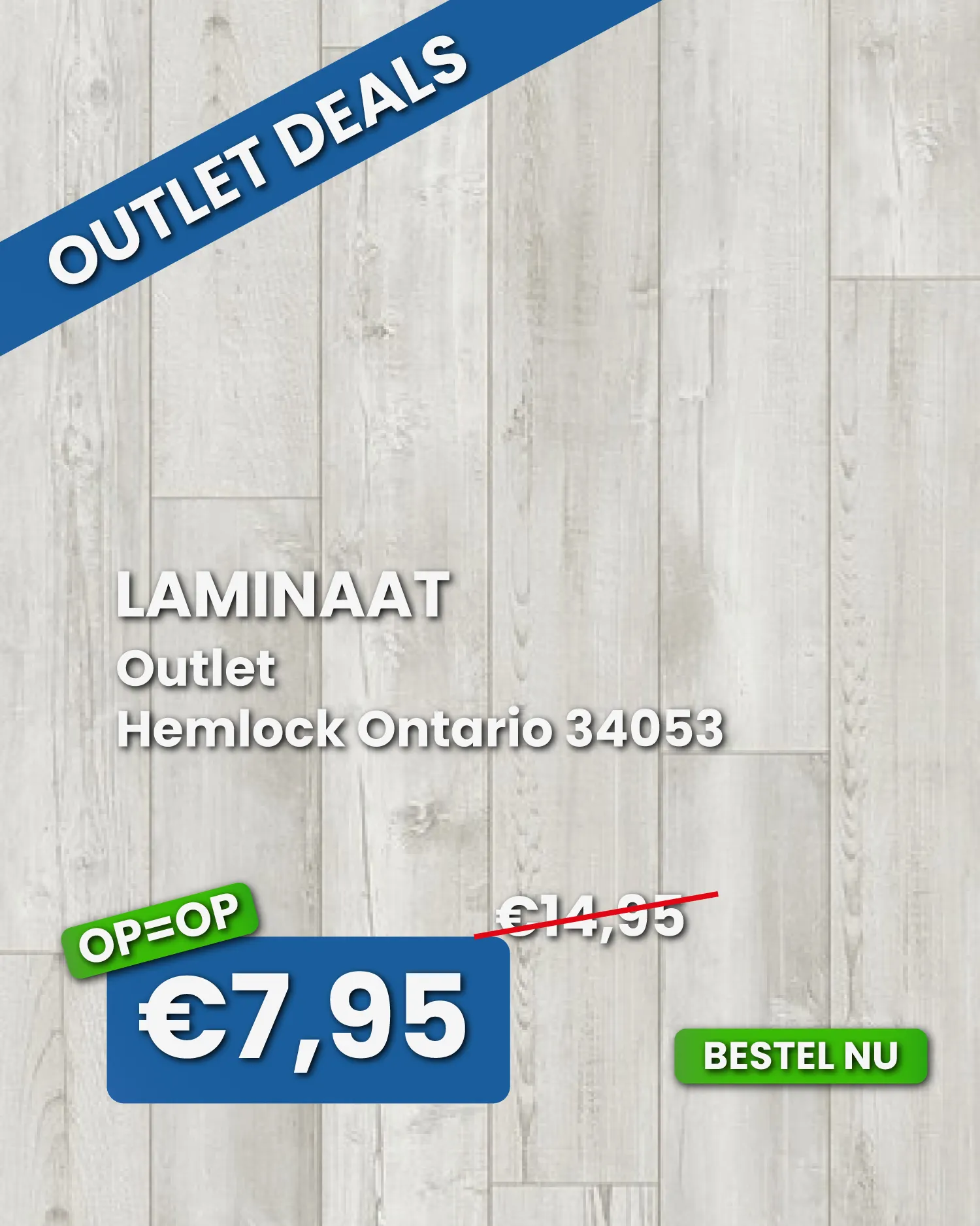 Outlet Laminaat Hemlock Ontario 34053