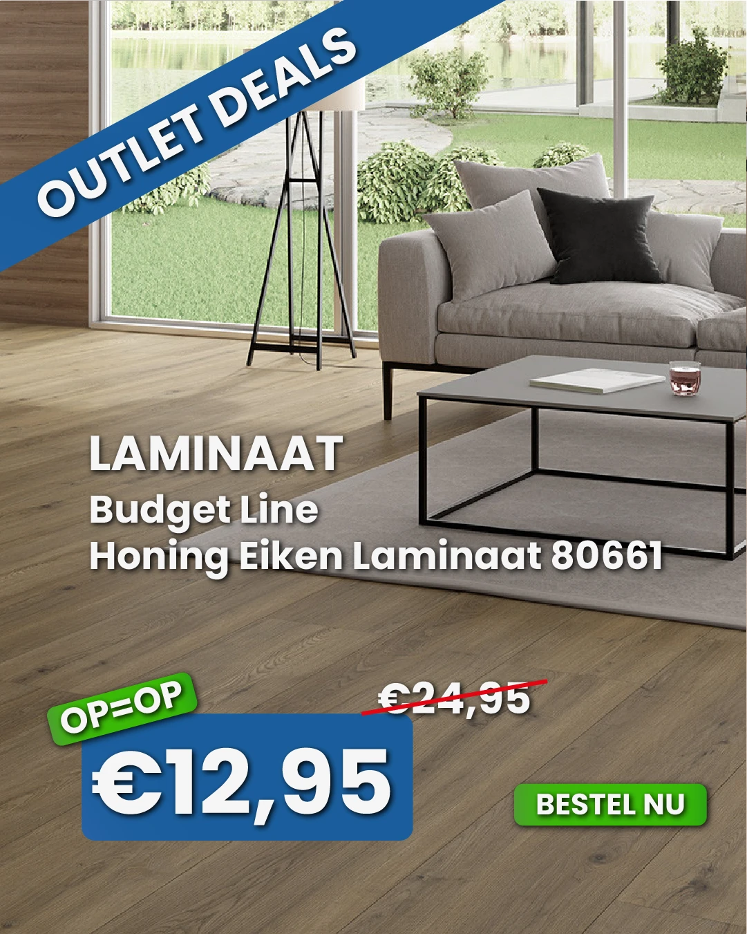 Budget Line Honing Eiken Laminaat 80661