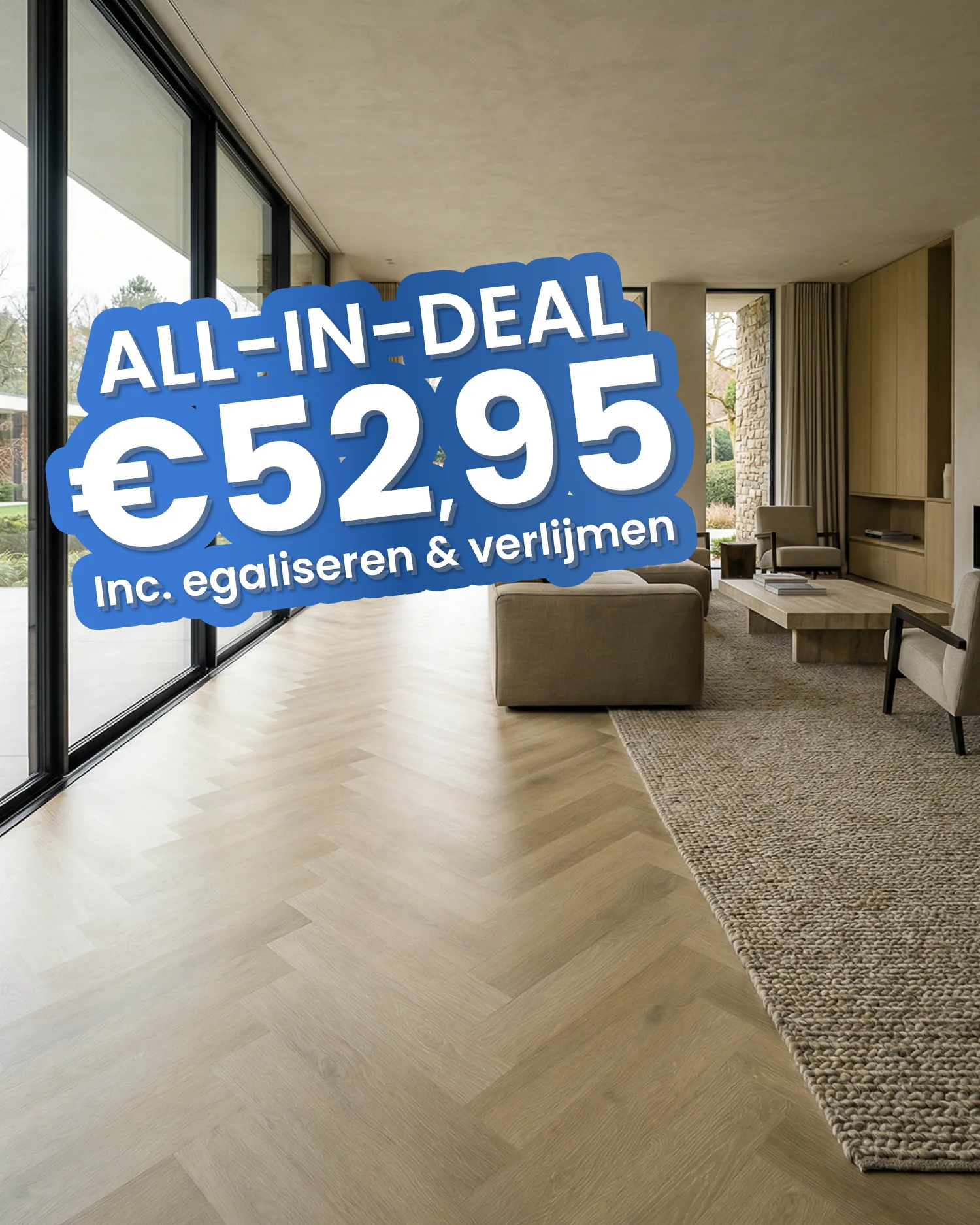 Luxury Floors Visgraat XL Adelaide Oak 4183HE Plak PVC