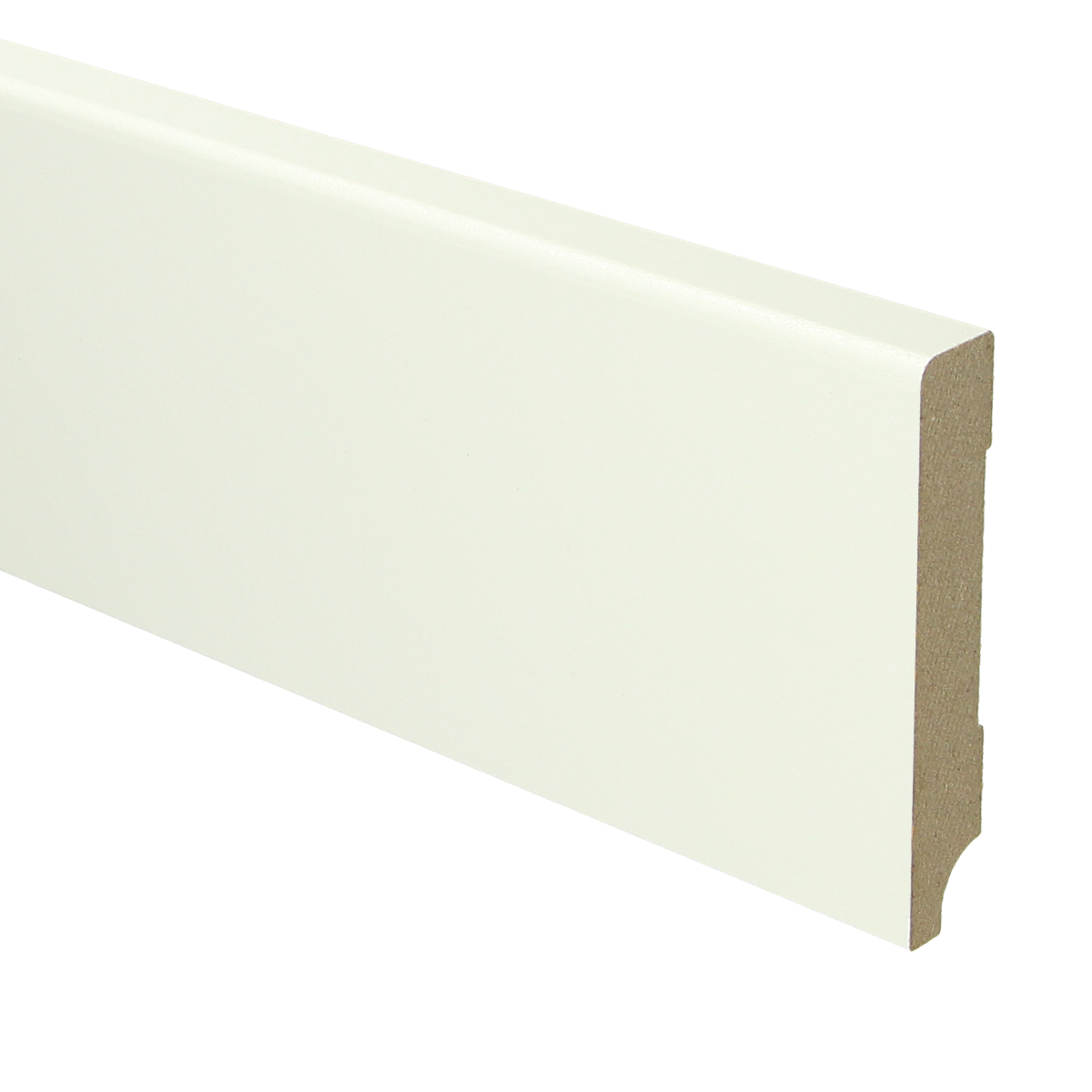 MDF Moderne Plint 90x15 RAL 9010 Zuiver Wit 16032