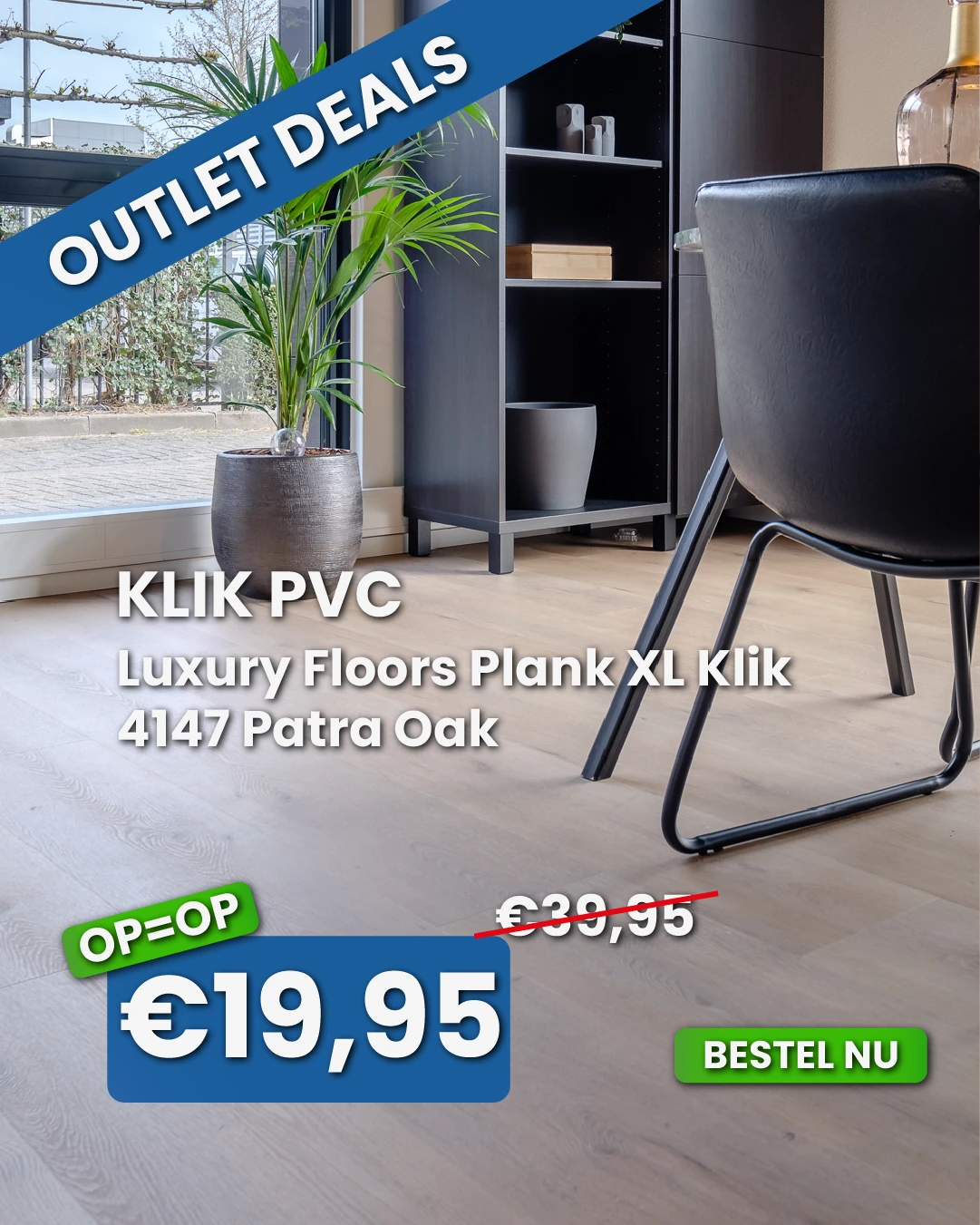 Luxury Floors Plank XL Klik 4147 Patra Oak