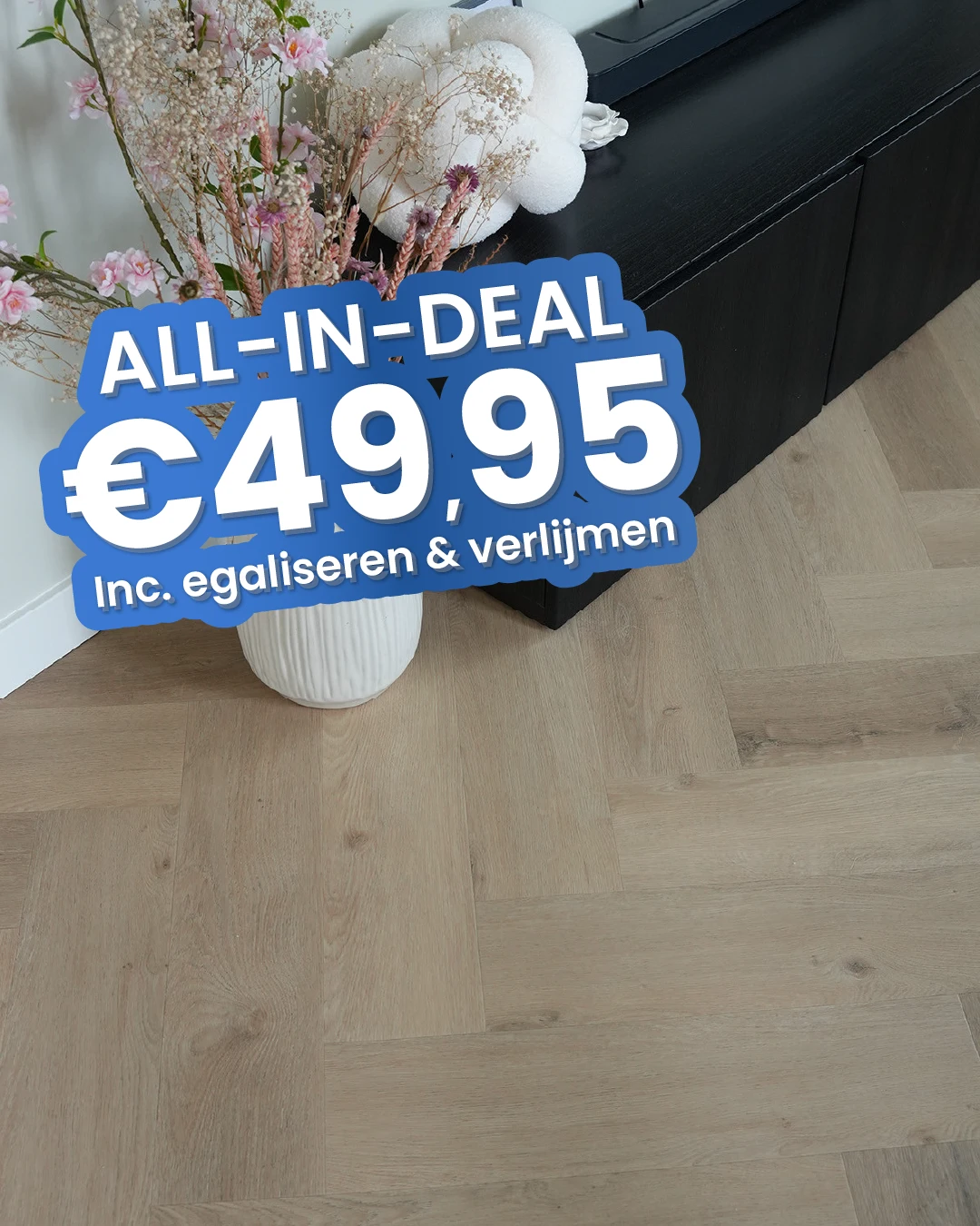 Luxury Floors Visgraat XL Flardingis Eik