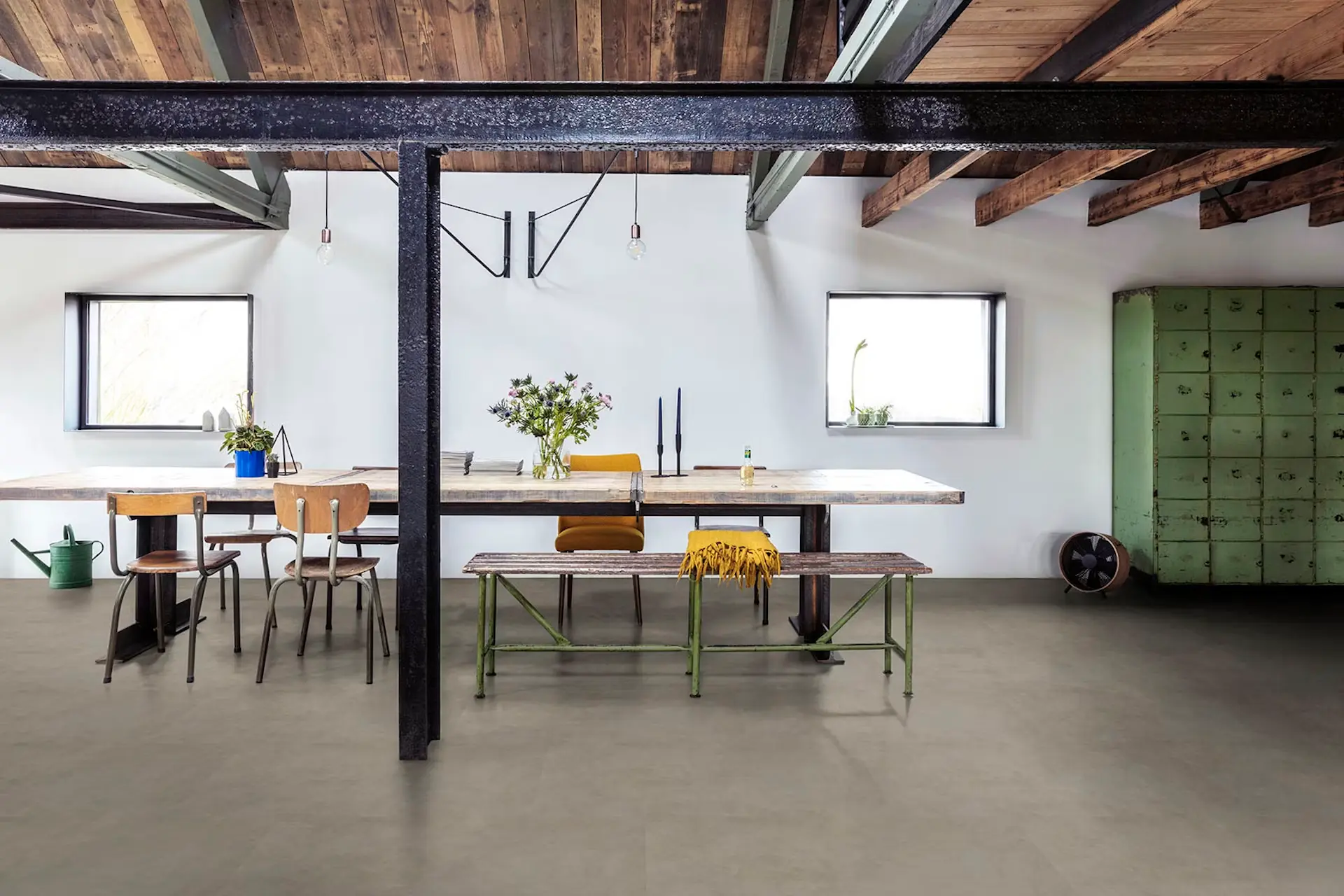 Floorify Grote Tegel Oyster F015 Klik PVC