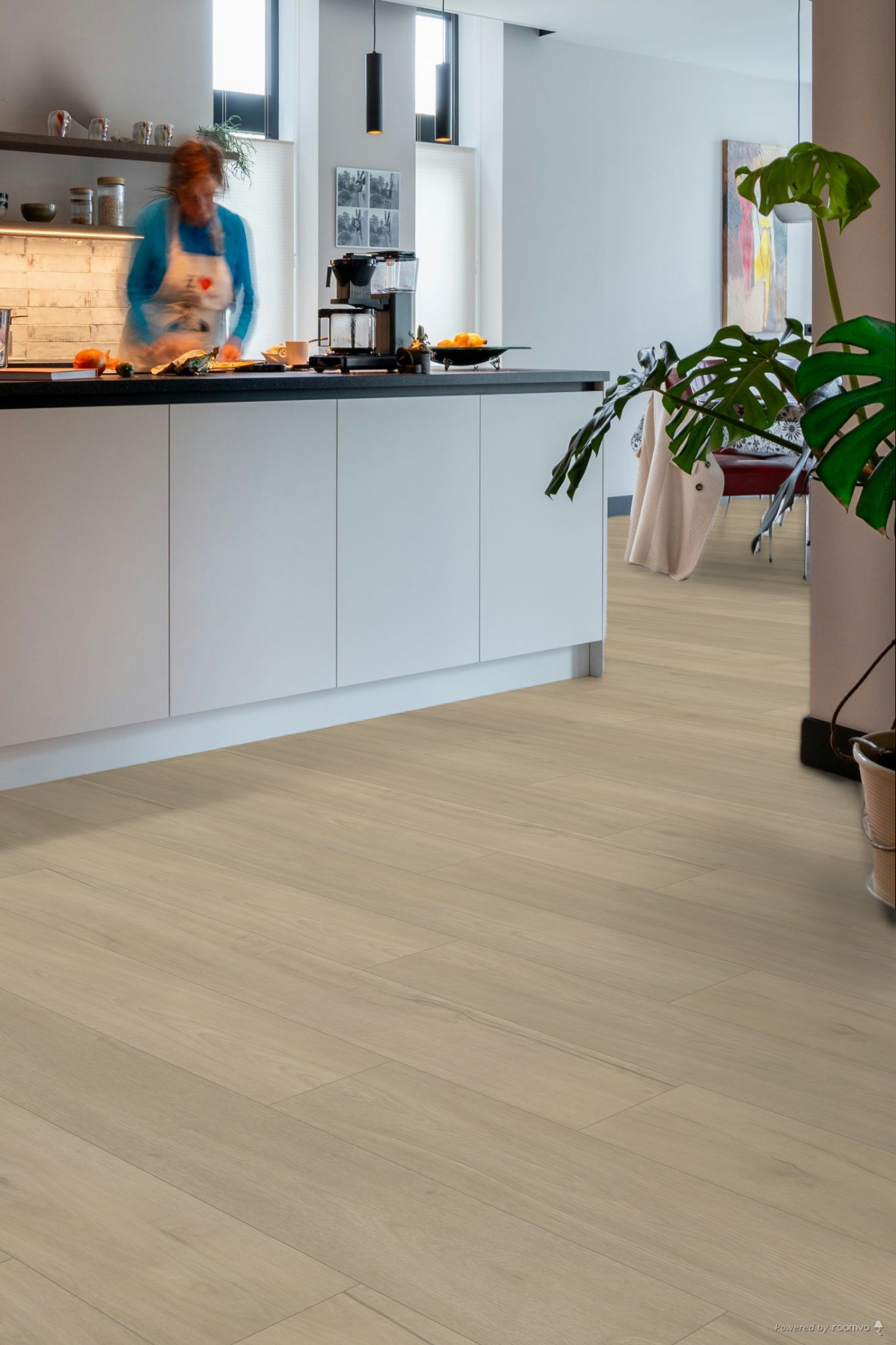 Hoomline Elite Classic V4 6063 Emma Verdieping, Vloeren, Interieurontwerp, Hout, Persoon