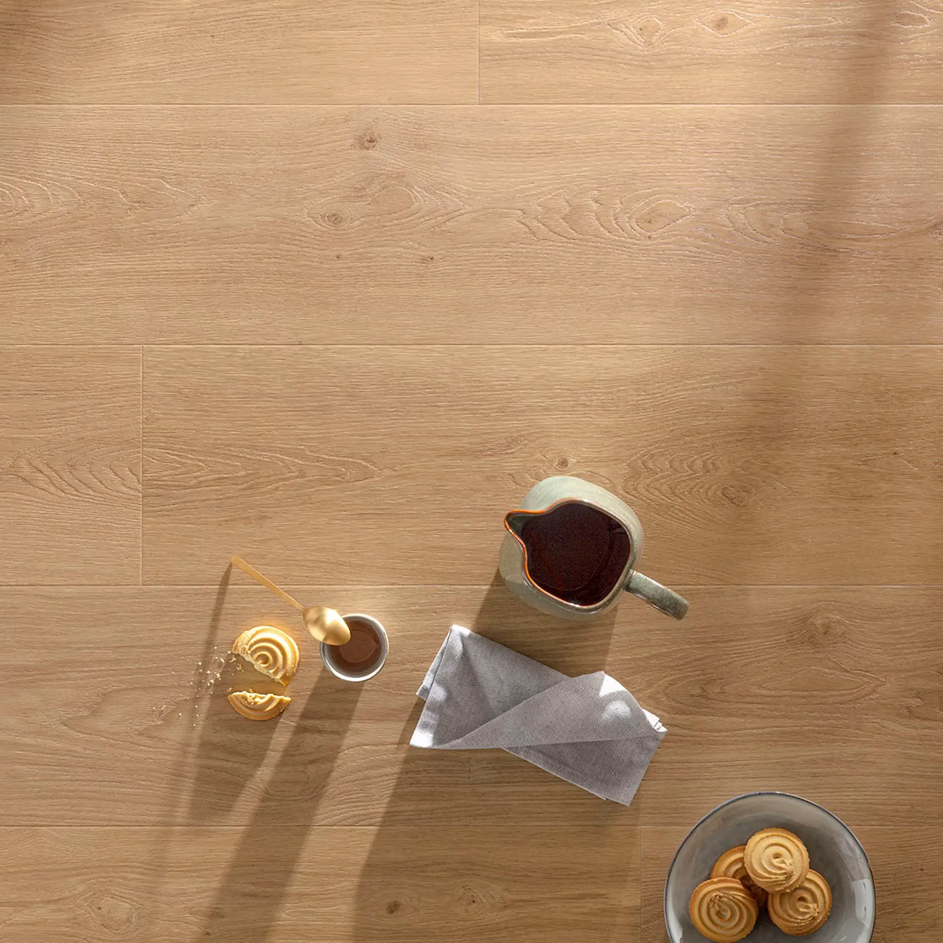 Floorify Lange Plank Cognac FG019 Plak PVC