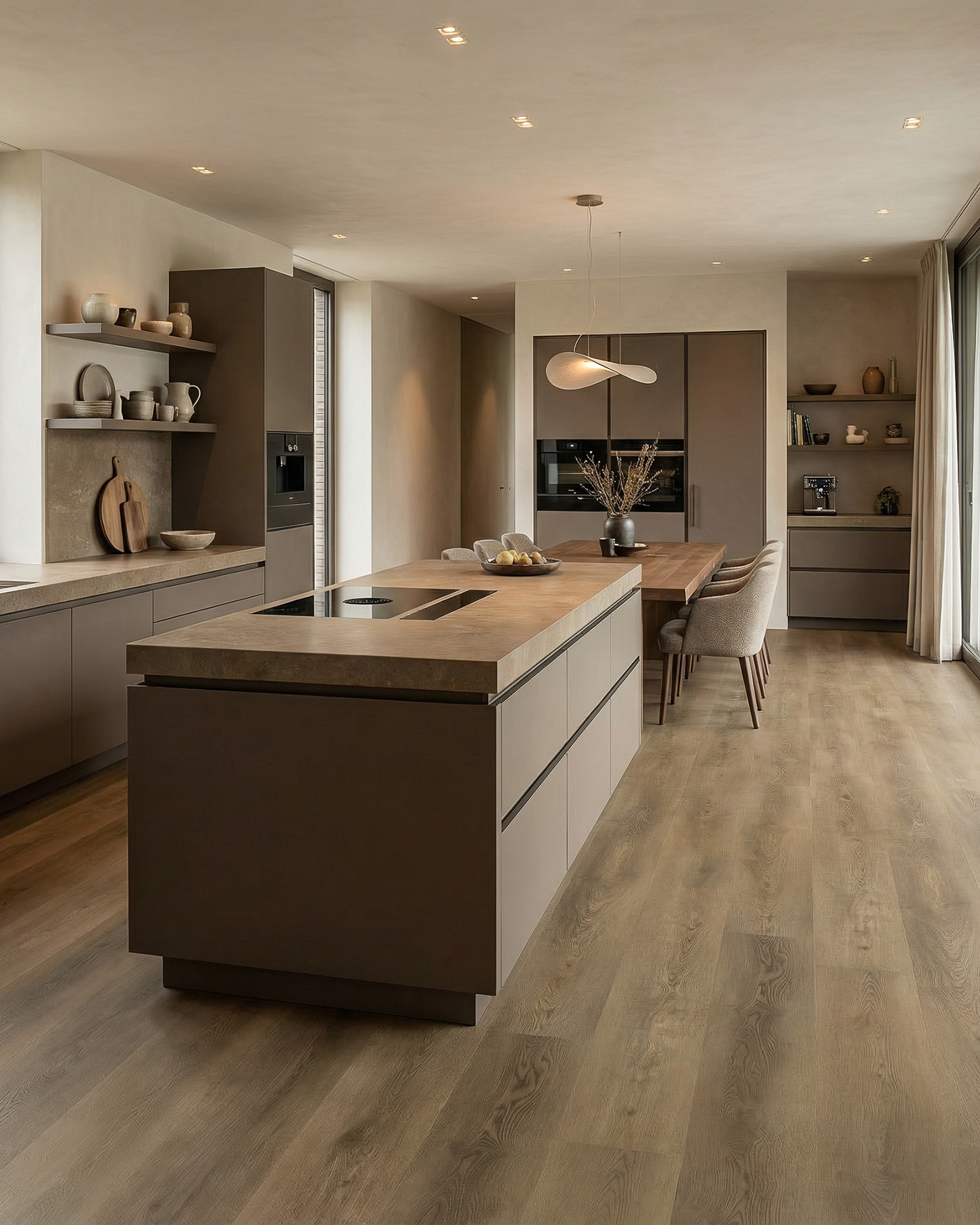 Verdieping, Interieurontwerp, Vloeren, Keuken, Hout