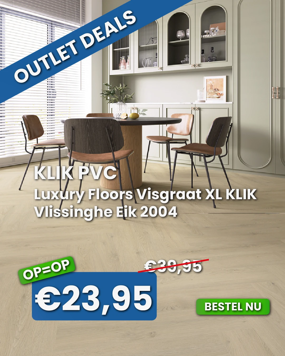Luxury Floors Visgraat XL Klik Vlissinghe Eik 2004