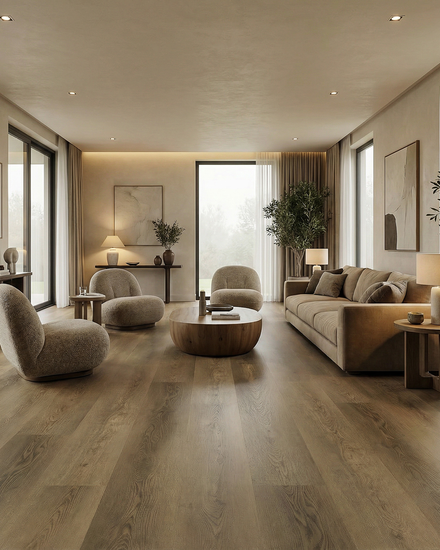 Verdieping, Vloeren, Interieurontwerp, Woonkamer, Hout