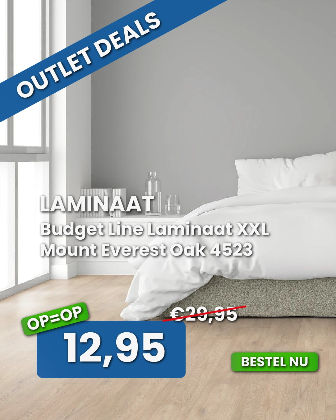 Budget Line Laminaat XXL Mount Everest Oak 4523