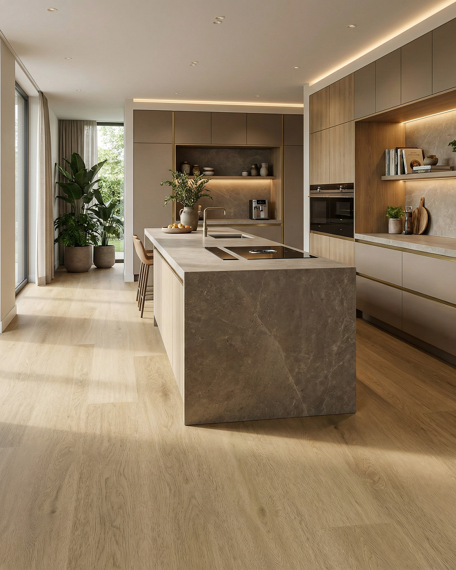 Verdieping, Binnenshuis, Interieurontwerp, Vloeren, Keuken