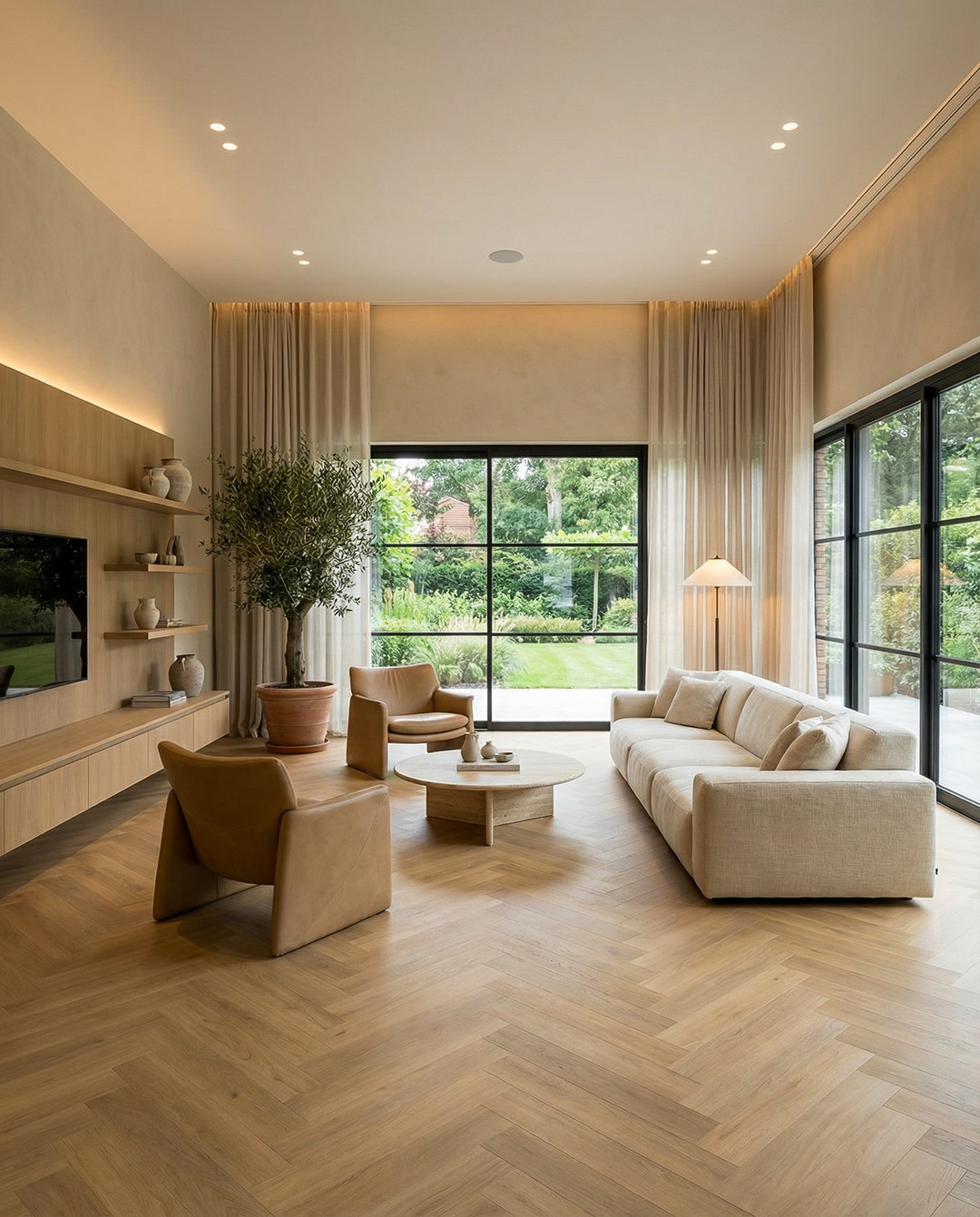 Interieurontwerp, Verdieping, Woondecoratie, Plant, Woonkamer