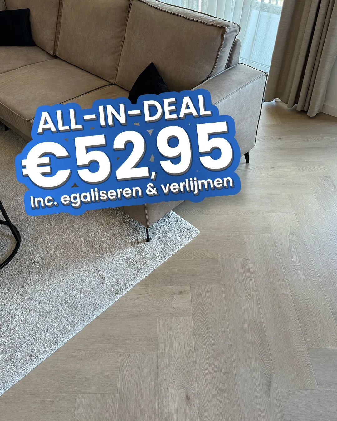 Luxury Floors Visgraat XL Bunbury Oak 4162HE Plak PVC