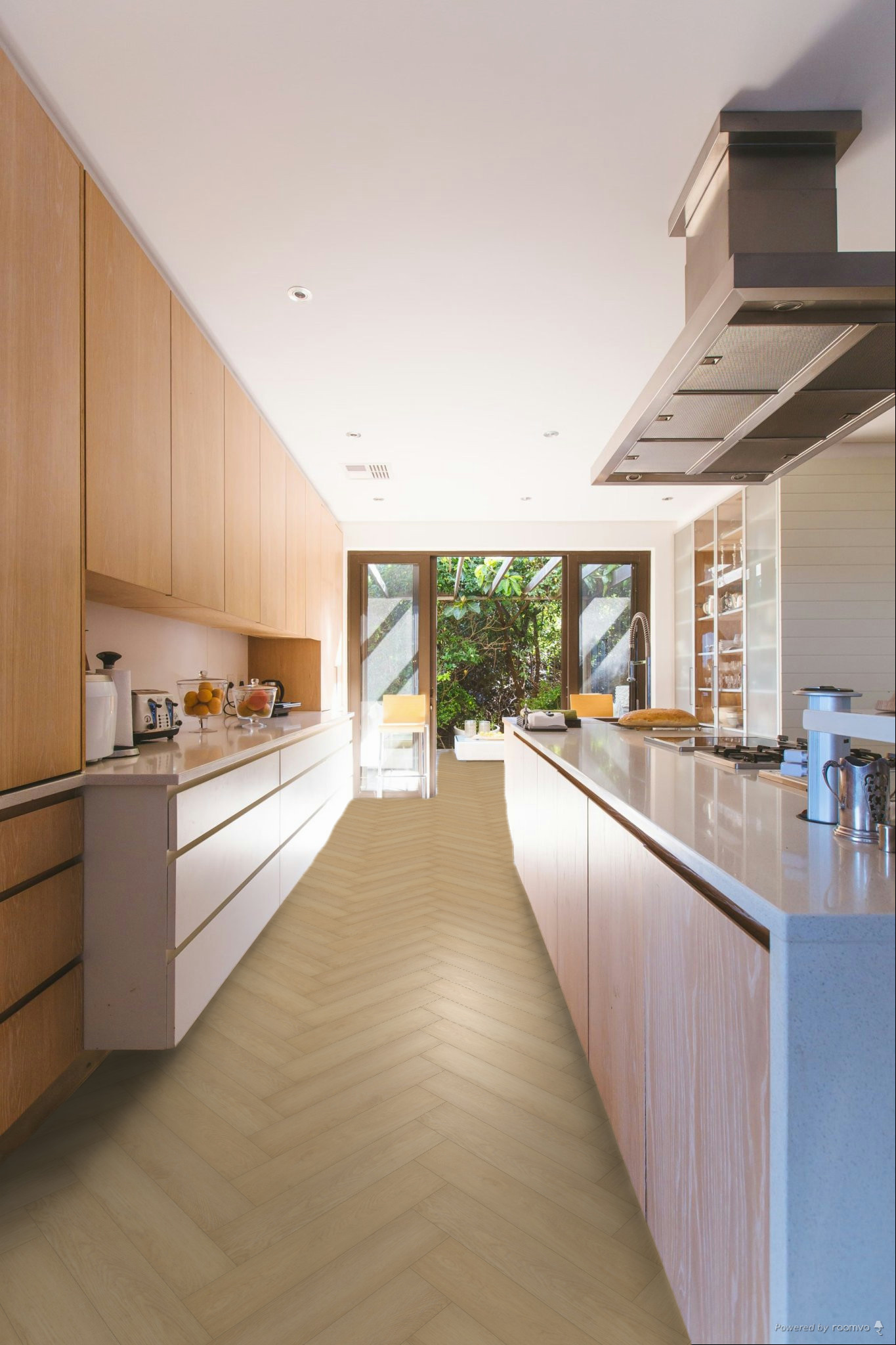Interieurontwerp, Verdieping, Vloeren, Keuken, Hout