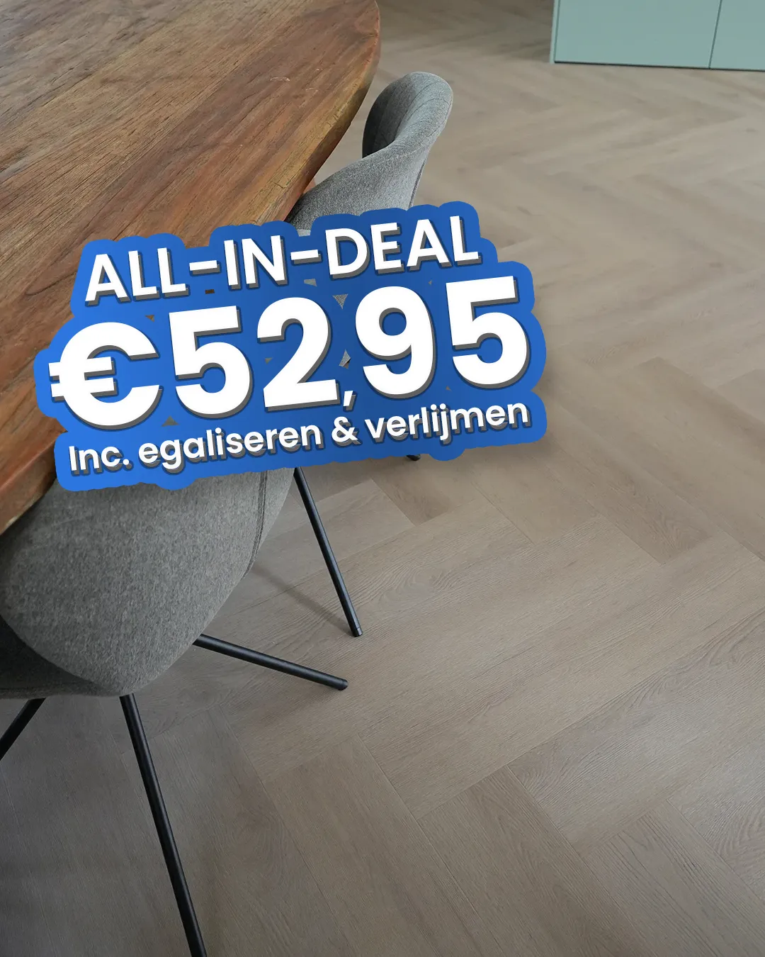 Luxury Floors Visgraat XL Rockhempton Oak 4163HE Plak PVC