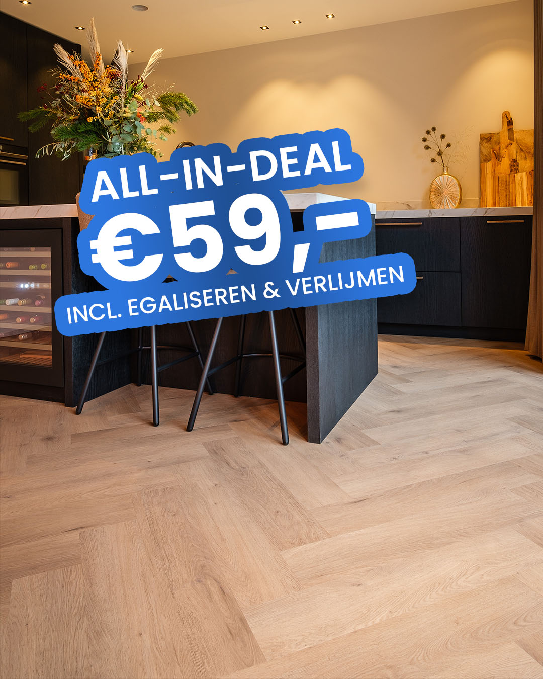 eethoek, barmeubilair, keuken, houten vloer, decoratie