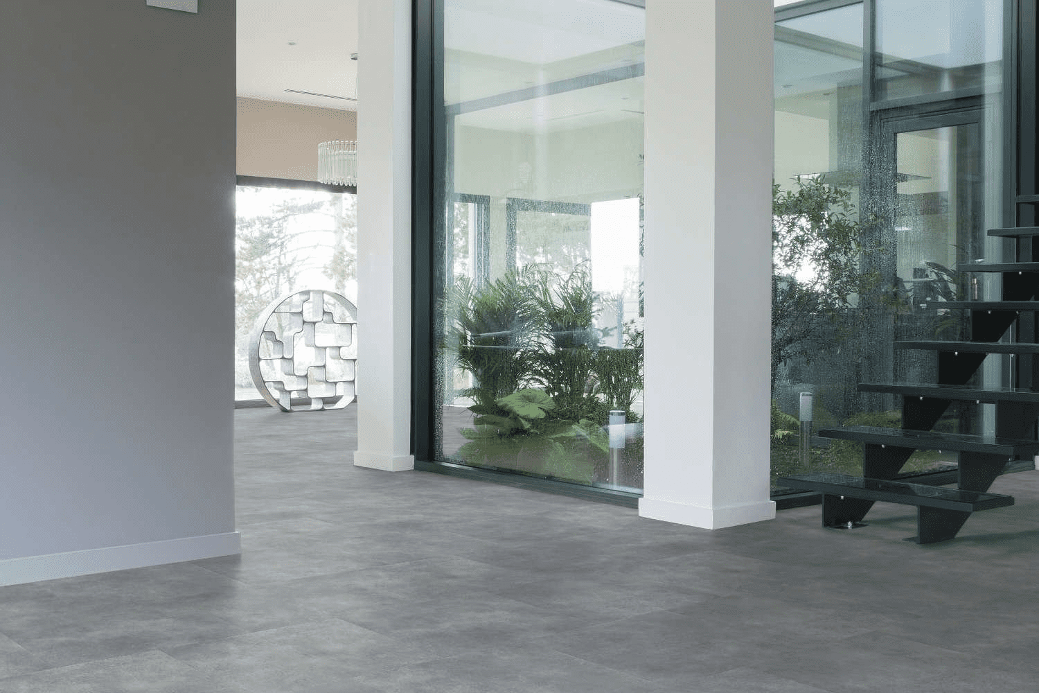 Gerflor Creation 55 Clic 0869 Bloom Uni Grey 