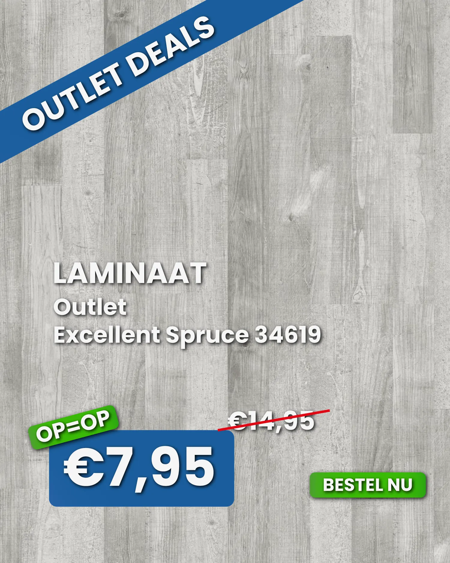 Outlet Laminaat Excellent Spruce 34619