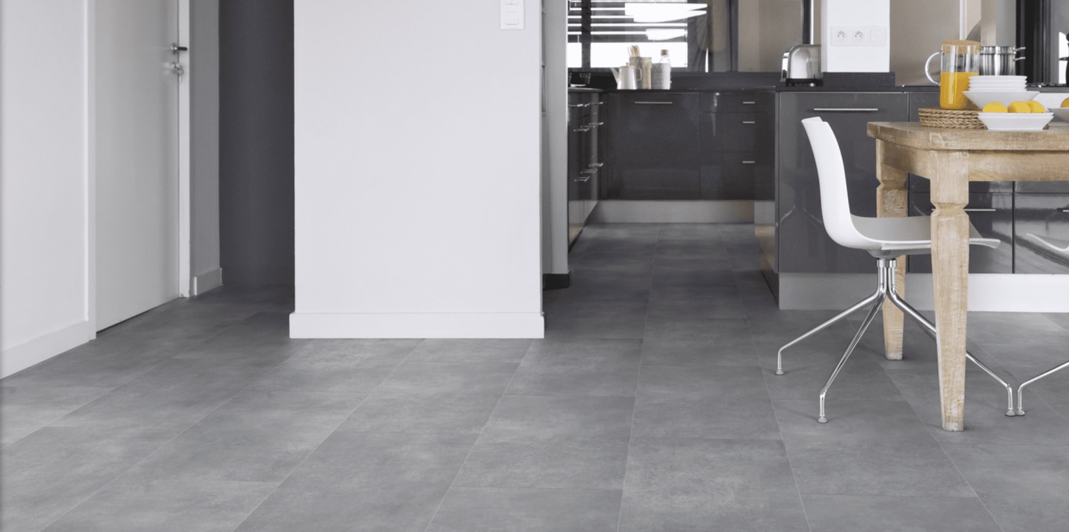 Gerflor Creation 55 Bloom Uni Grey 0869