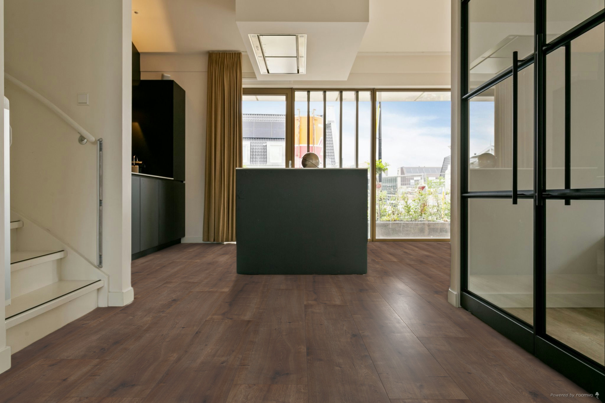 Verdieping, Interieurontwerp, Vloeren, Hout, Deur