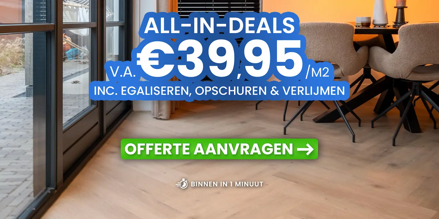 actie afbeelding met prijs all in deals vanaf 39,95
