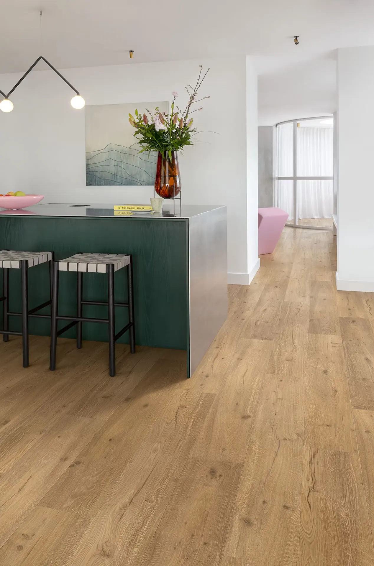 Floorify Lange Plank Caramello F039T Klik PVC