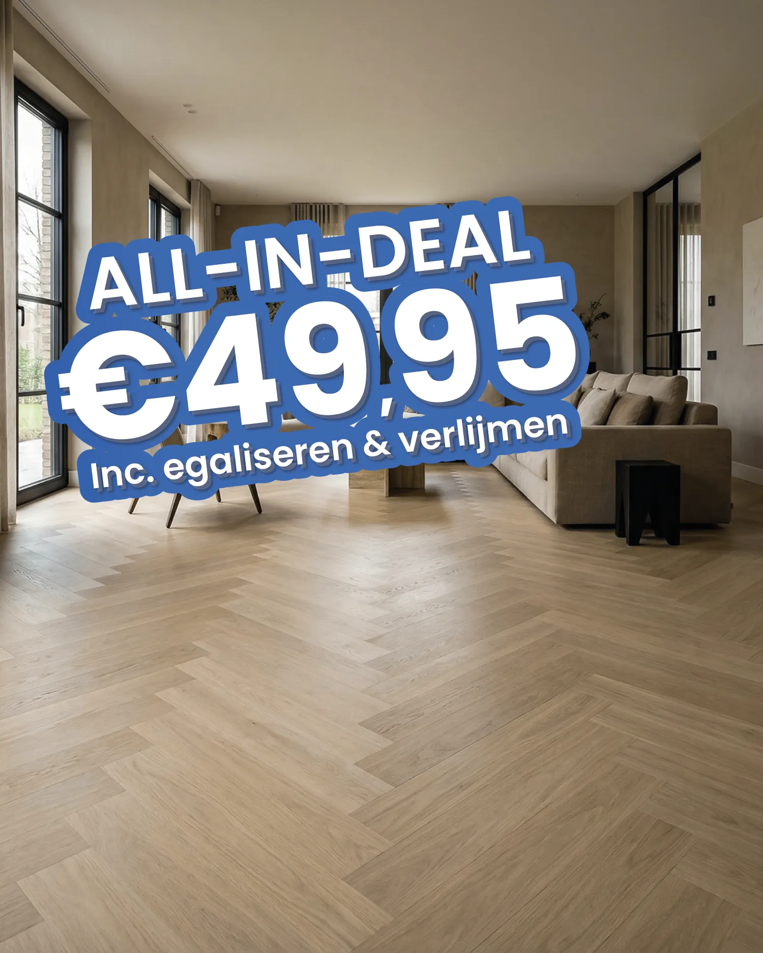 Luxury Floors Visgraat XL Modern Naturel Eik 2603