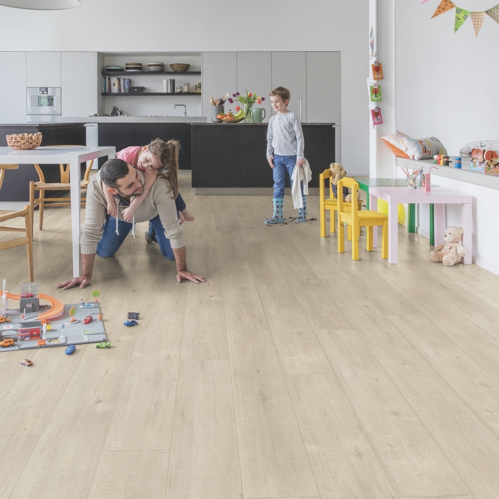 Quick-Step Impressive Ultra IMU1857 Beige Eik Met Zaagsnedes