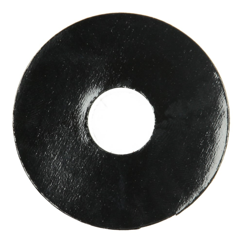 Rozet 17mm Zwart Hoogglans (10 st.) 24136