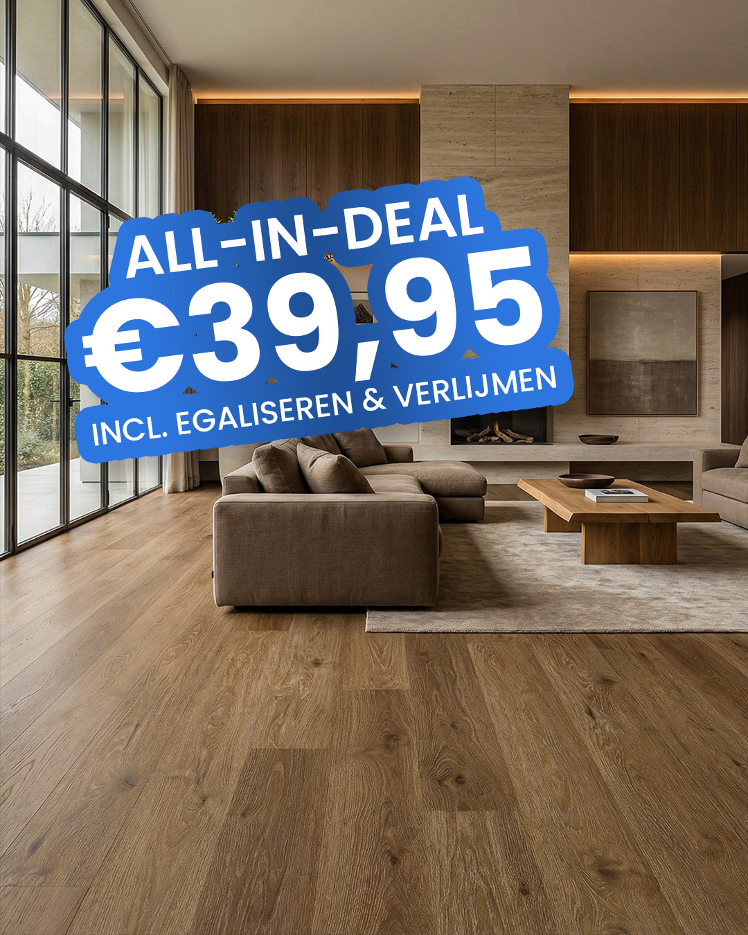 vloer, hout, parket, woonkamer, bank