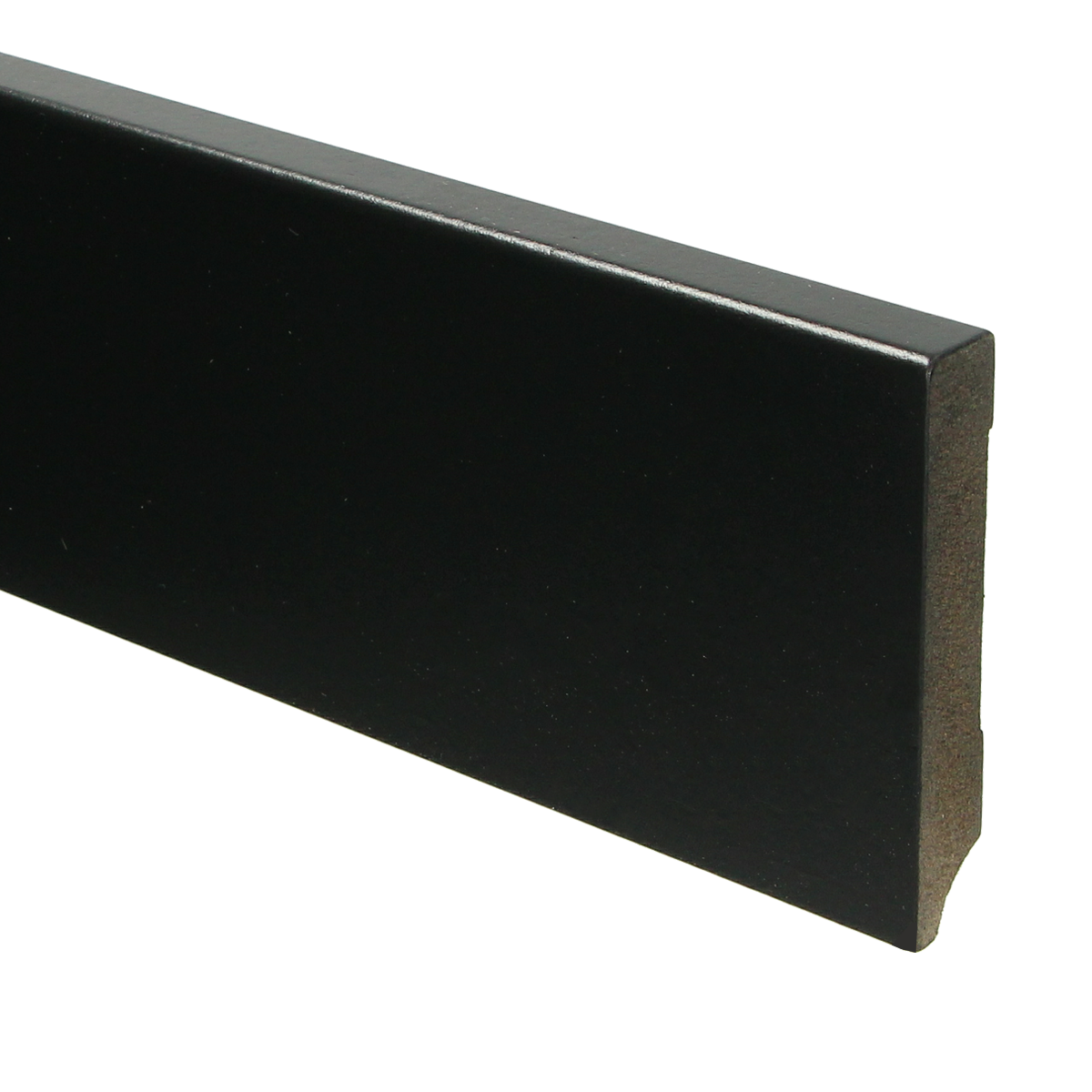 MDF Moderne Plint 90x15 RAL 9005 Zwart 15940