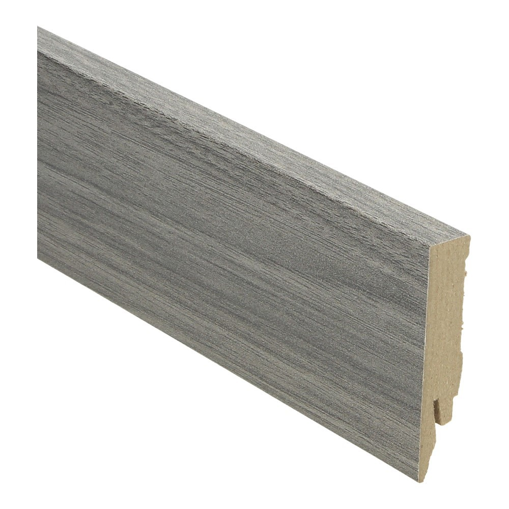 Rechte Folieplint Grijze Teak 27099