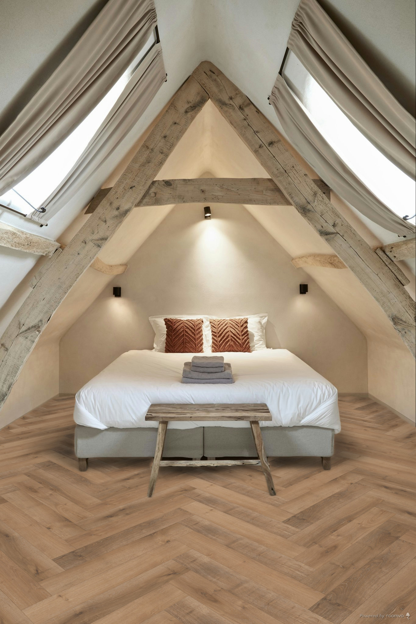 Binnen, Zolder, Interieurontwerp, Hardhout, Hout