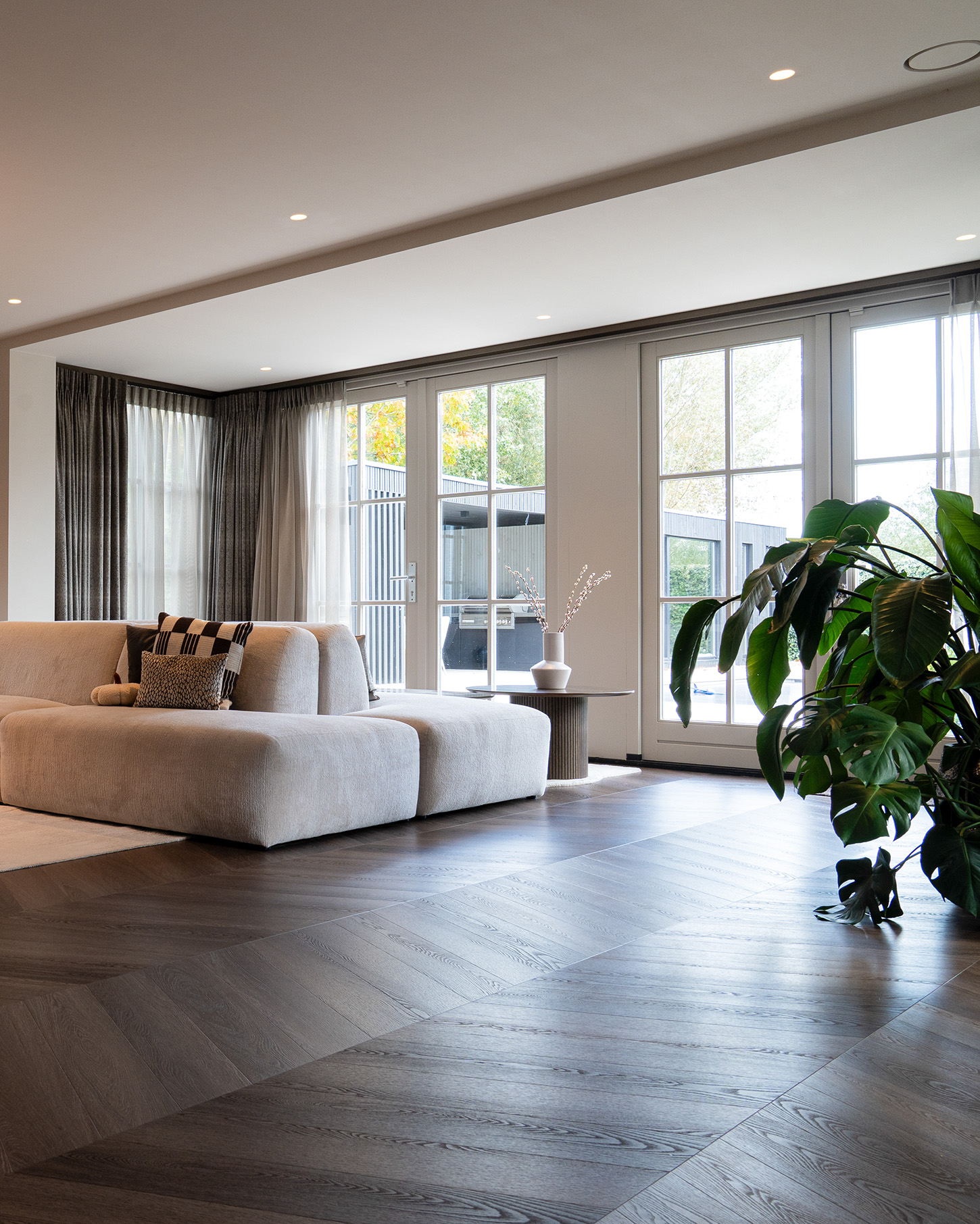 Verdieping, Vloeren, Interieurontwerp, Woonkamer, Hout