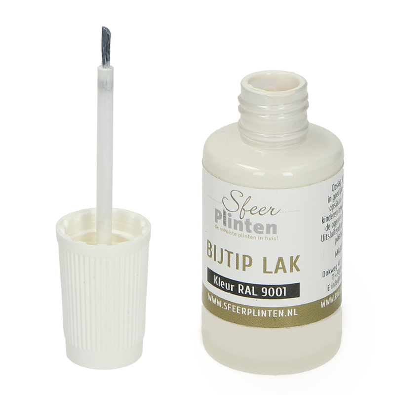 Sfeerplinten bij-tip-lak RAL 9001 - 20 ml