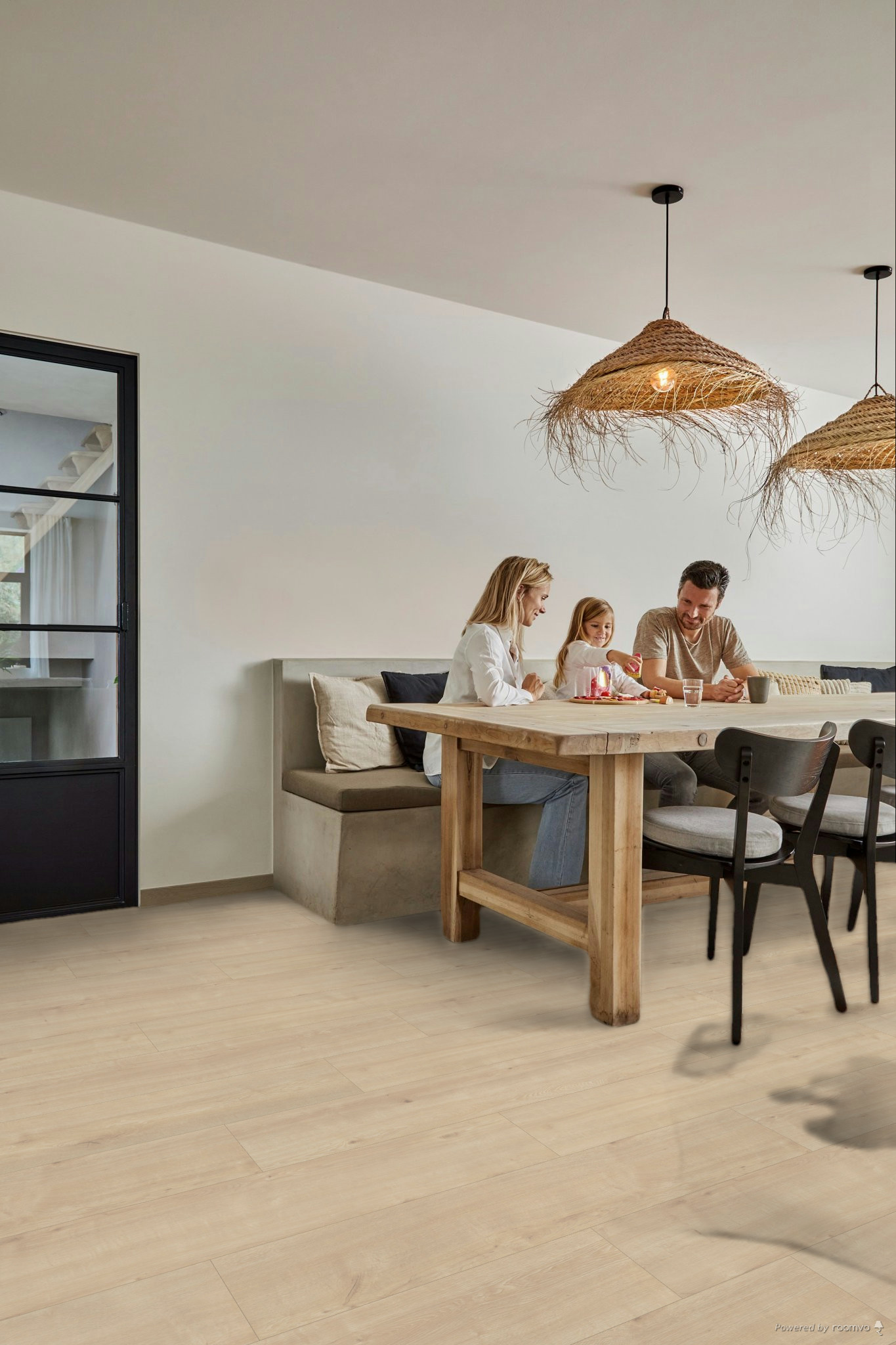 Eetkamer, Eettafel, Tafel, Verdieping, Hout