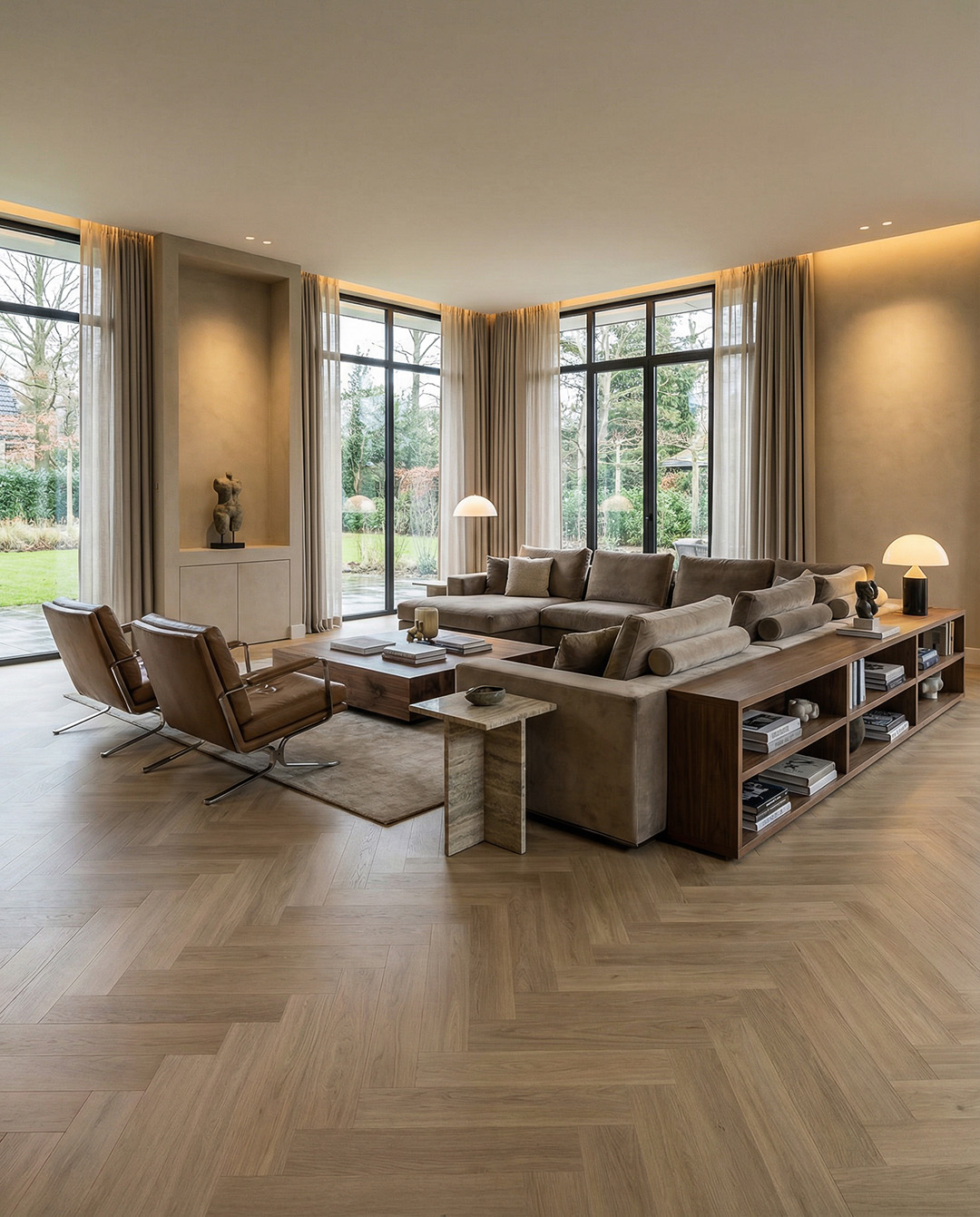 Interieurontwerp, Verdieping, Vloeren, Woonkamer, Woondecoratie