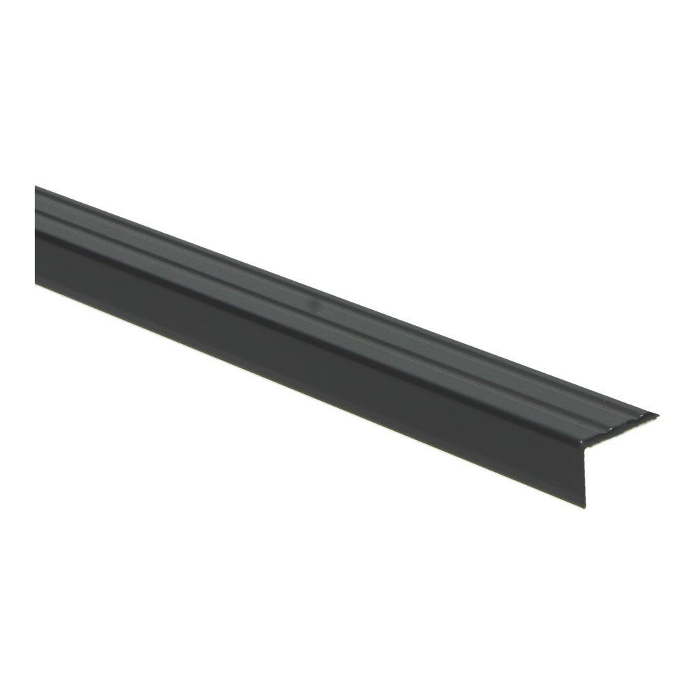 Hoeklijnprofiel 17 mm 3m Zwart 69365