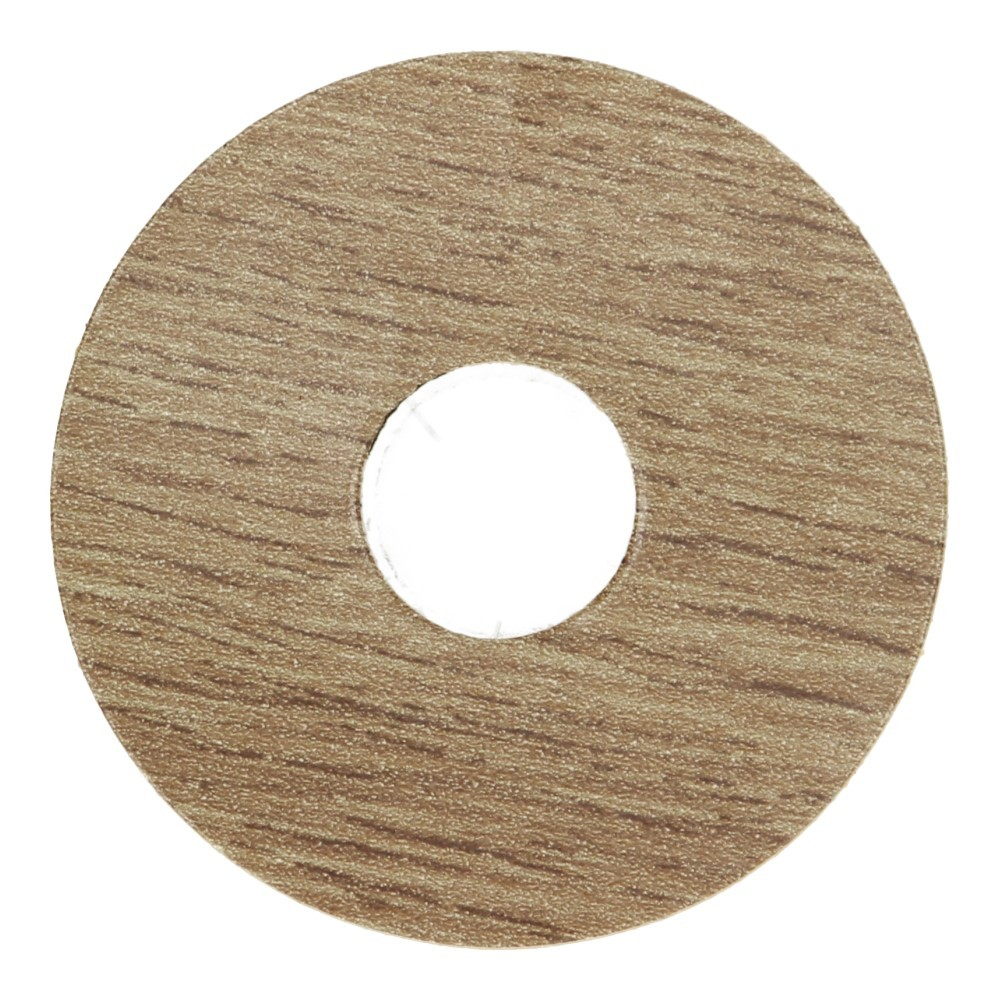 Rozet 17mm Wit Noten (10 st.) 24064
