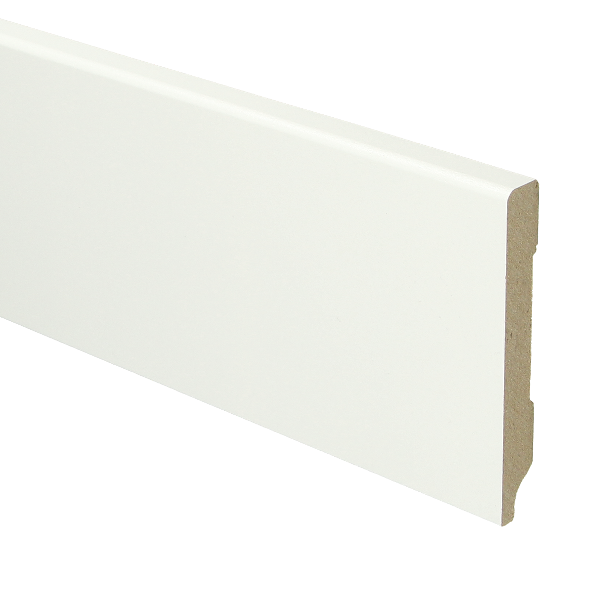 MDF Moderne Plint 90x12 RAL 9016 Verkeerswit 15949
