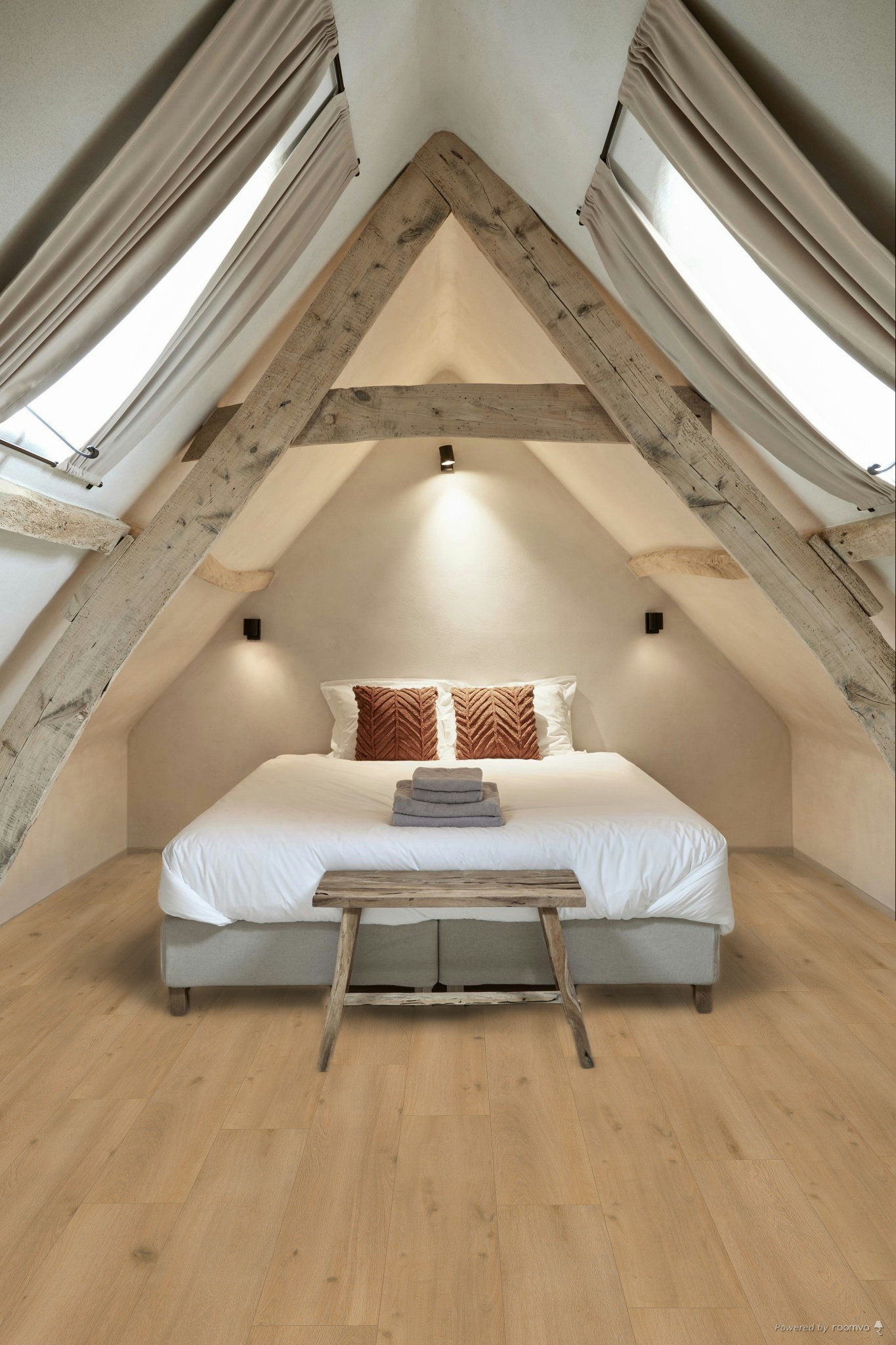 Huisvesting, Binnenshuis, Zolder, Interieurontwerp, Hout