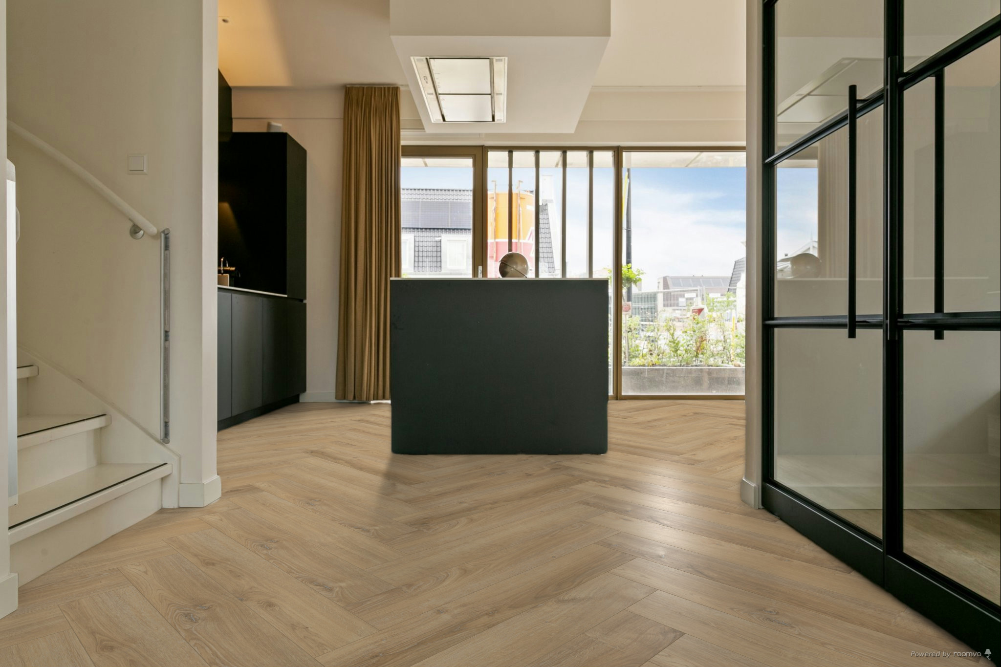 Verdieping, Interieurontwerp, Vloeren, Deur, Hout